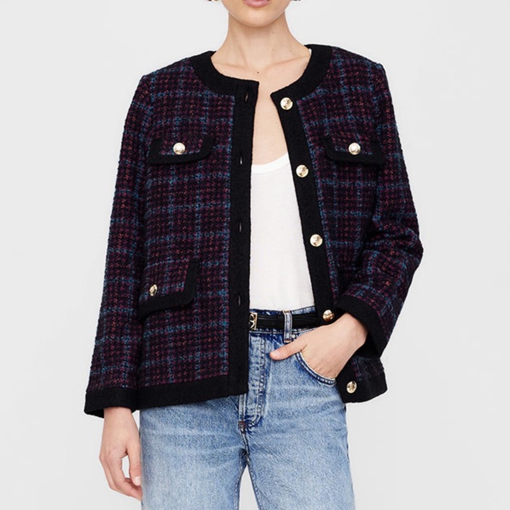 Anine Bing Lydia Tweed Jacket